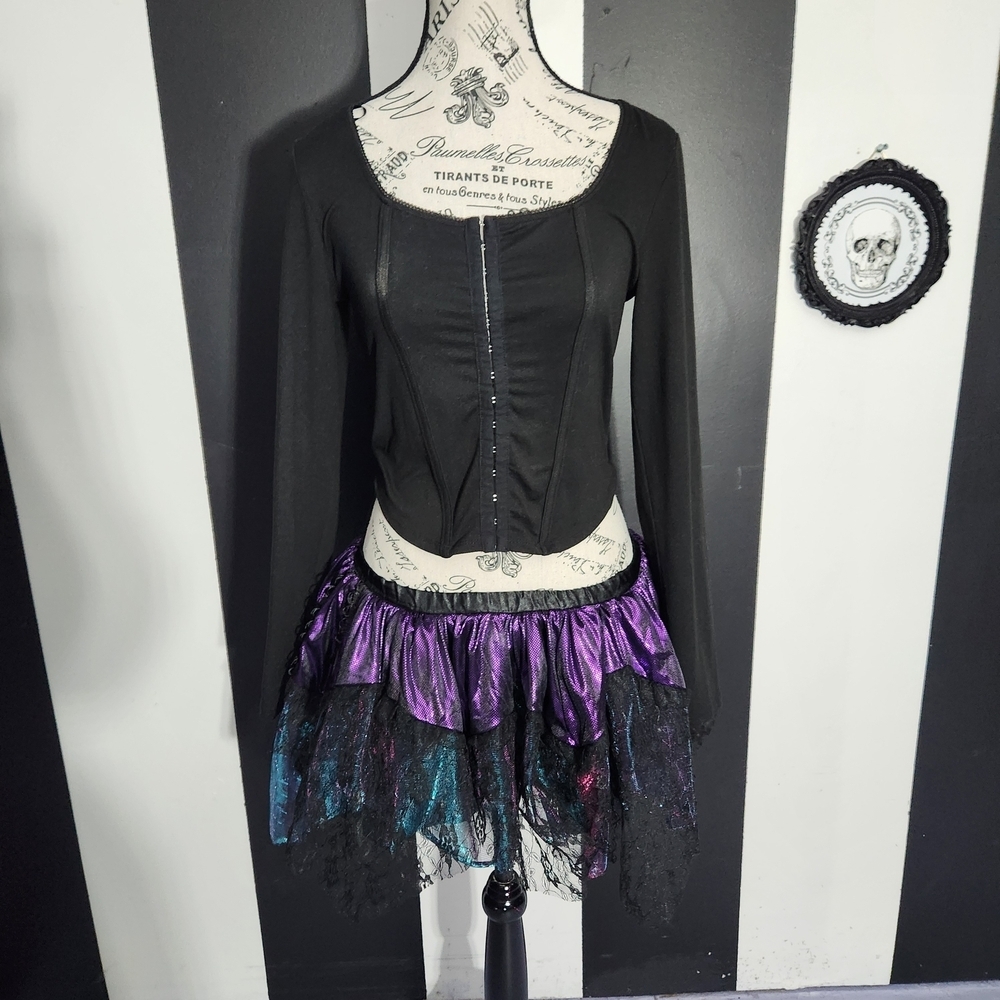 Vintage Goth Emo Tutu Skirt